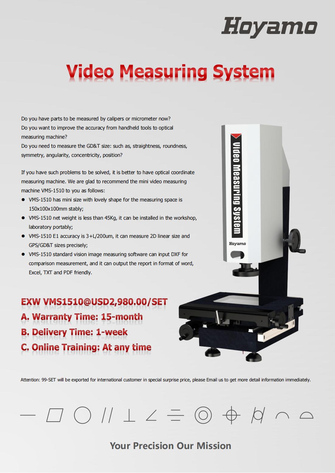 VMS-1510 Video Measuring System with Price_00